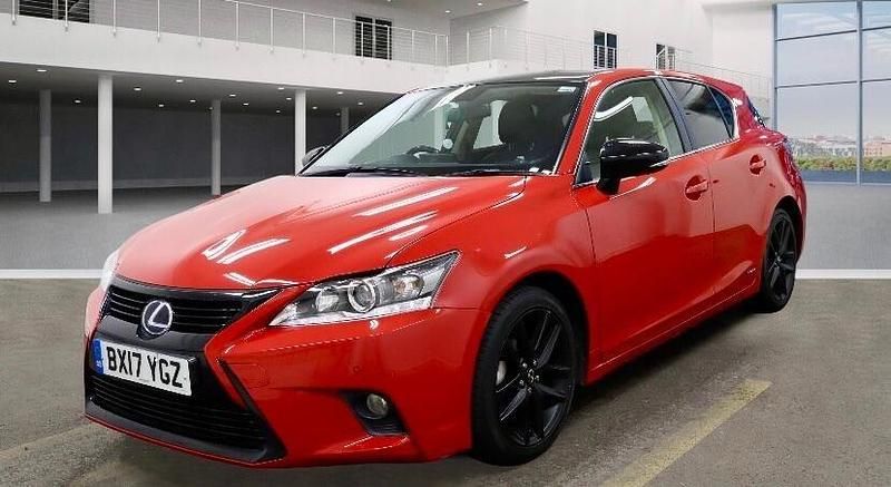 Used Lexus CT200h Sport Line 2017 Red/black Hatchback