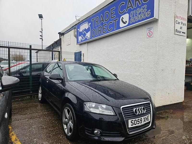 Used Audi A3 102 HP (75 kW) 2009 Black Hatchback