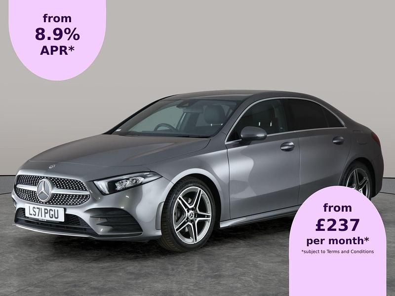 Grey Used 2021 Mercedes A180 AMG line Sedan | £17,100 (Good price) - Image 1/2