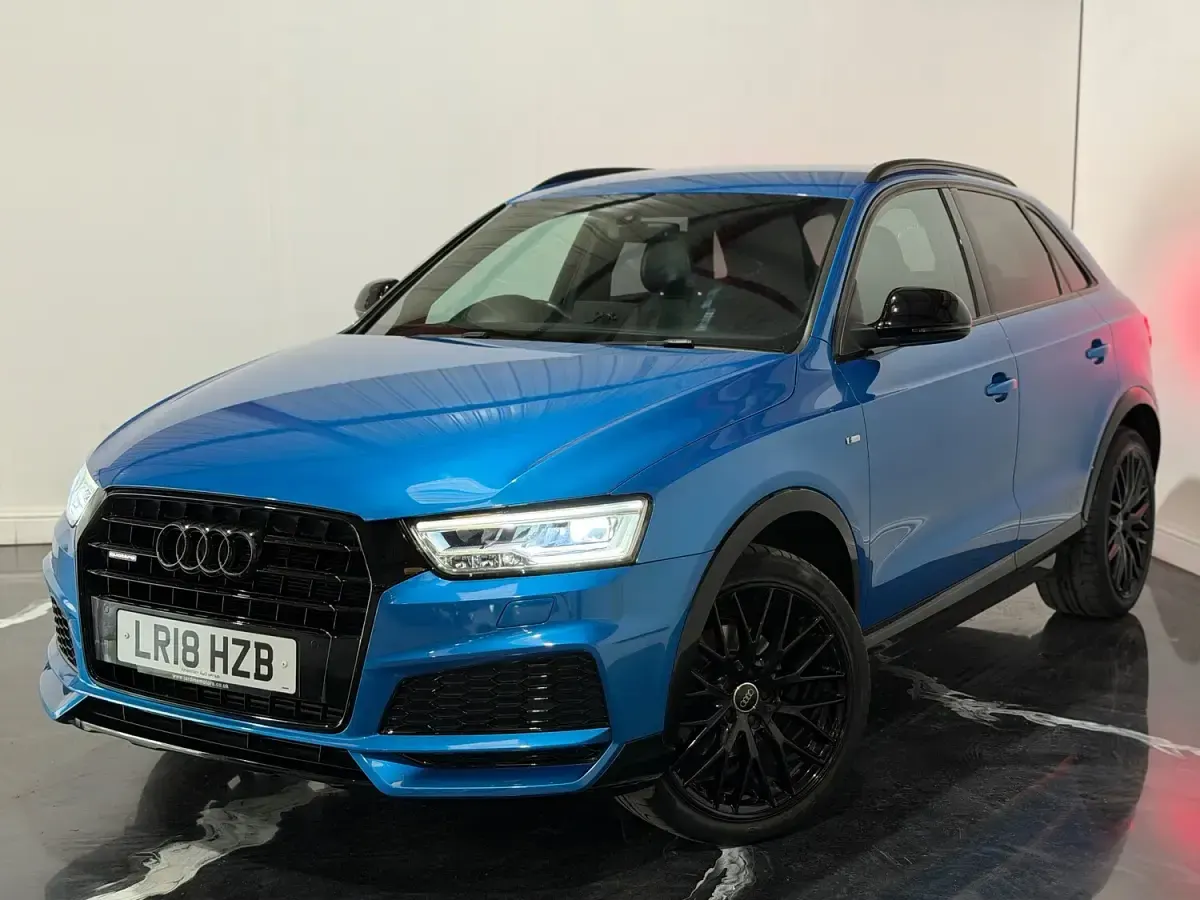 Used Audi Q3 Black Edition 180 HP (132 kW) 2018 Blue SUV