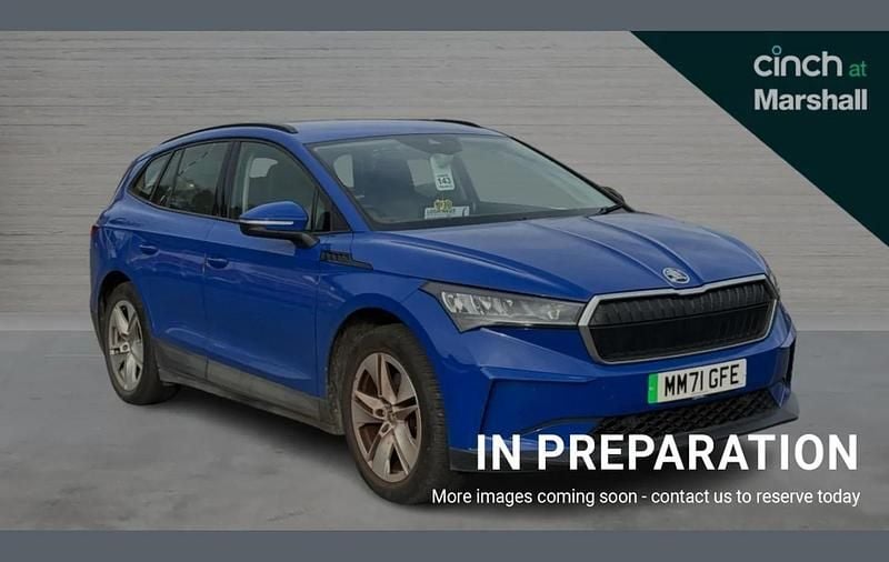 Blue Used 2022 Skoda Enyaq iV ecoSuite SUV | £16,591 (Fair price) - Image 1/4
