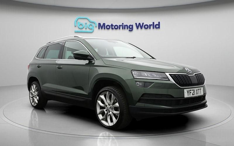 Used Skoda Karoq SE L 150 HP (110 kW) 2021 Green SUV