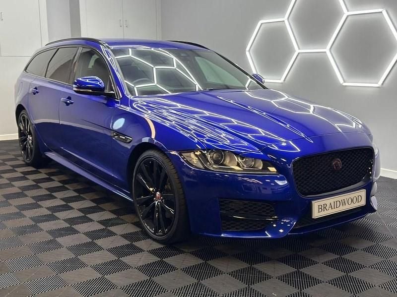 Blue Used 2019 Jaguar XF Sportbrake R-Sport Estate | £19,990 (Fair price) - Image 1/4