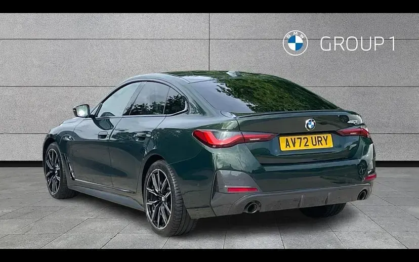 Used BMW 420 Gran Coupé M Sport 181 HP (133 kW) 2022 Sanremo green metallic Coupe