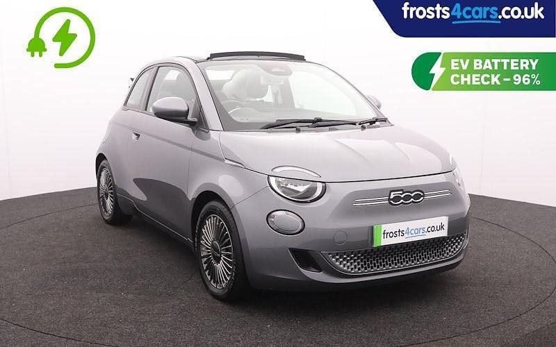 Grey Used 2022 Fiat 500e Icon Cabriolet | £14,995 (Fair price) - Image 1/4