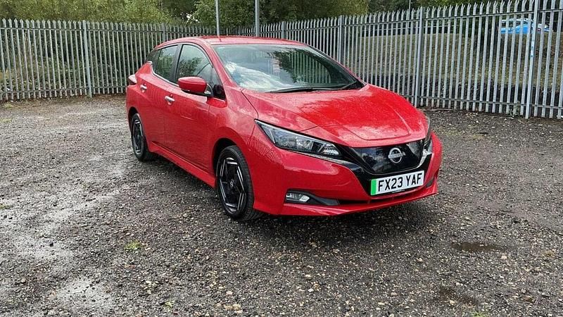 Red Used 2023 Nissan Leaf Acenta Hatchback | £10,234 (Fair price) - Image 1/4
