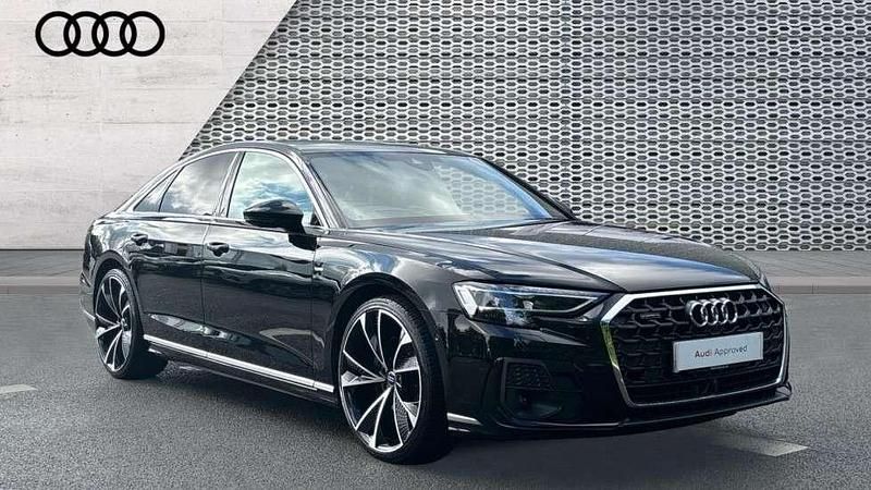 Black Used 2024 Audi A8L S-Line Sedan | £53,990 - Image 1/4