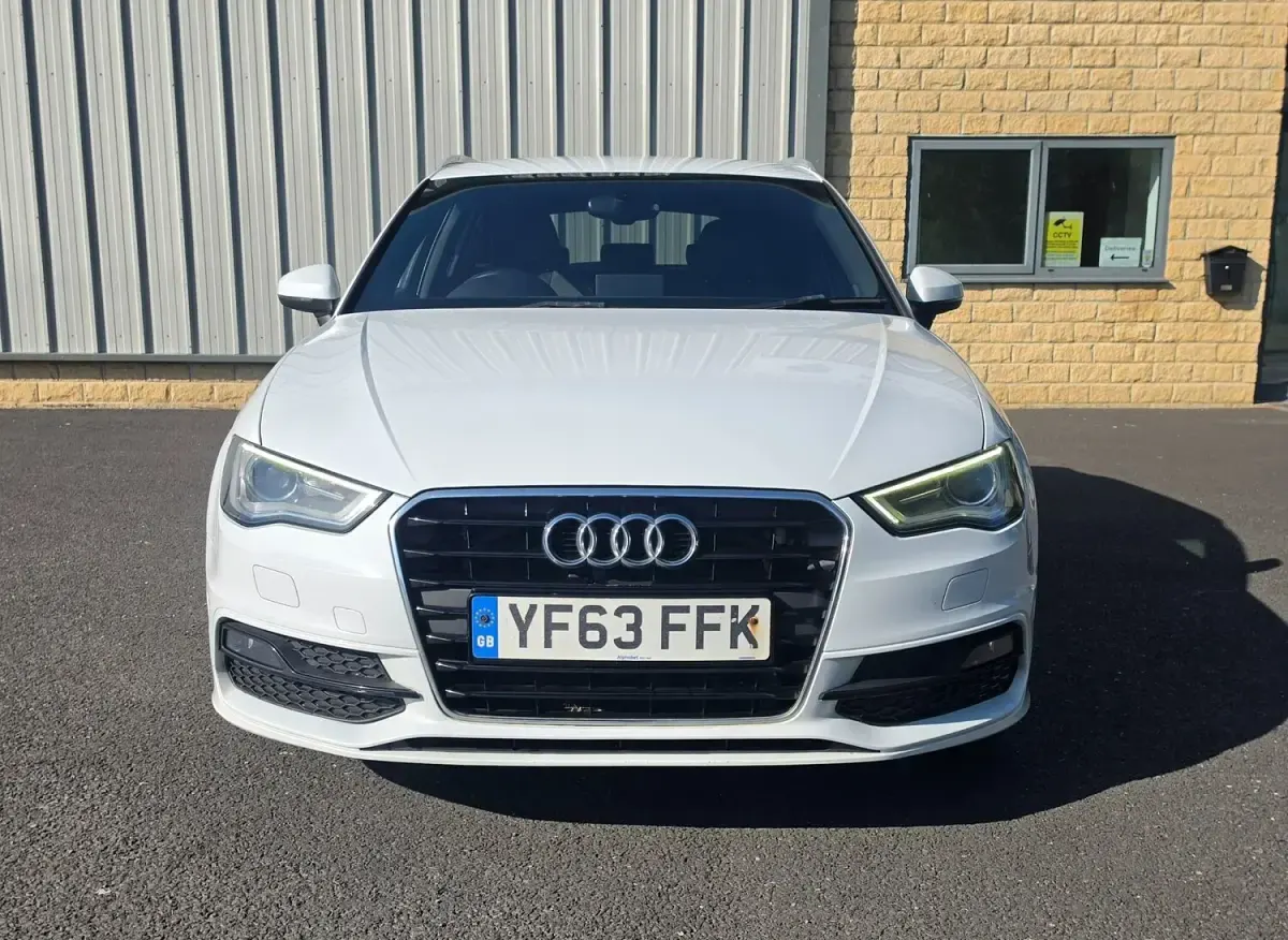 Used Audi A3 S-Line 2013 White Hatchback