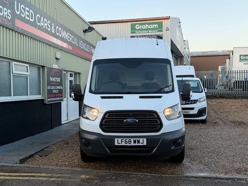 Used Ford Transit 130 HP (95 kW) 2018 White Van