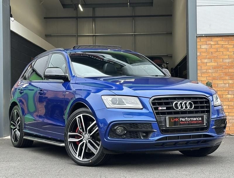 Blue Used 2017 Audi SQ5 S-Line SUV | £24,995 (Expensive) - Image 1/4
