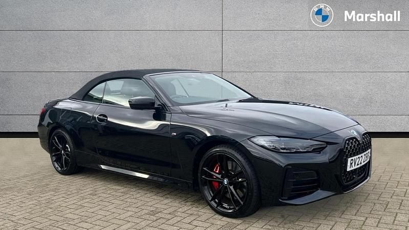 Black sapphire Used 2022 BMW M440 M Sport Sedan | £38,153 (Good price) - Image 1/4