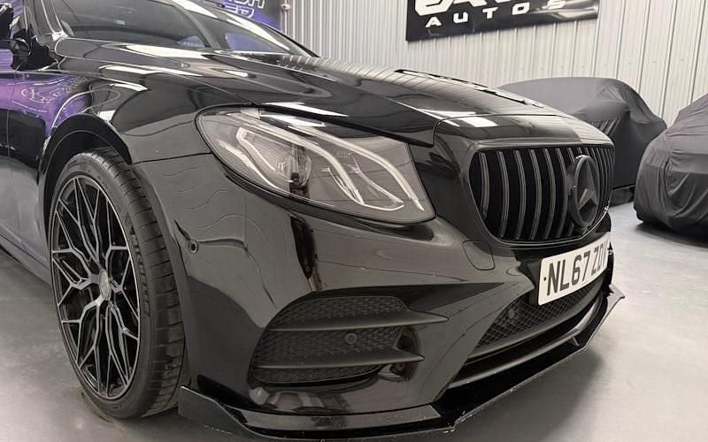 Used Mercedes E350 AMG Line Premium 299 HP (219 kW) 2018 Black Sedan