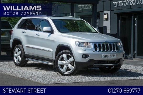 Silver Used 2011 Jeep Grand Cherokee Overland SUV | £8,990 - Image 1/1