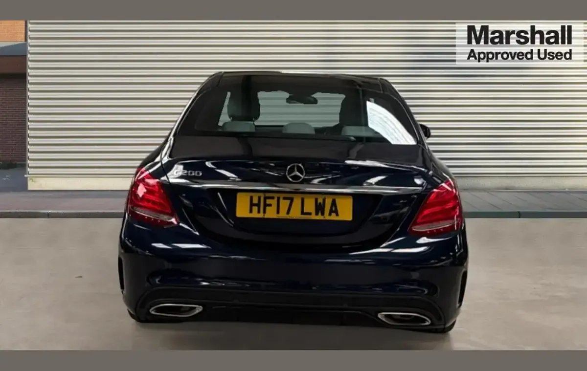 Used Mercedes C200 AMG Line Premium 184 HP (135 kW) 2017 Blue Sedan