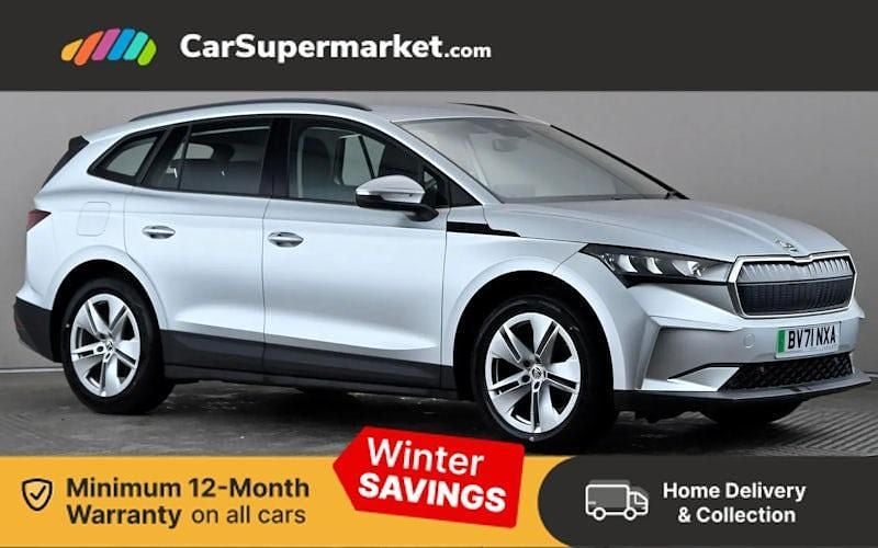 Silver Used 2021 Skoda Enyaq iV ecoSuite SUV | £15,976 (Fair price) - Image 1/3