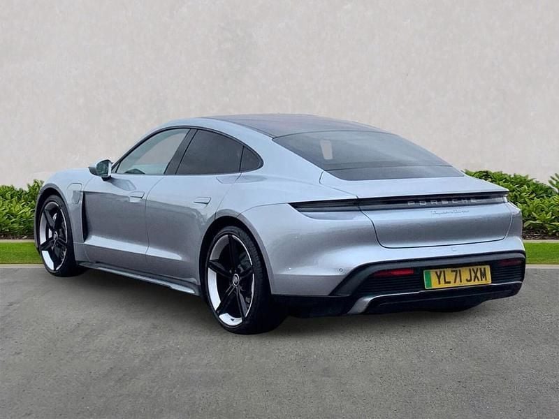 Used Porsche Taycan Performance Package 500 kW (680 HP) 2022 Silver Sedan