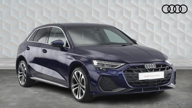Blue Used 2025 Audi A3 e-tron S-Line Hatchback | £31,000 (Expensive) - Image 1/4