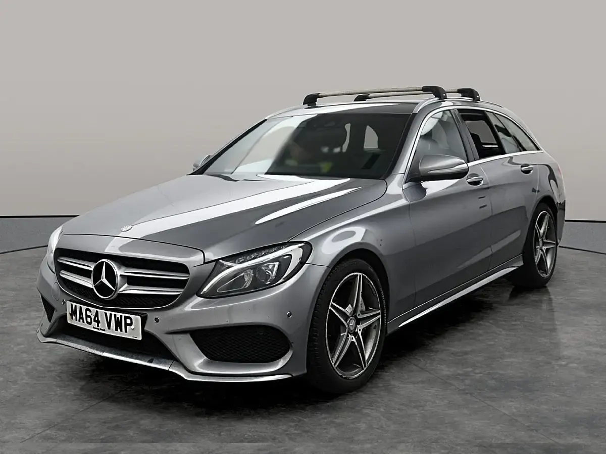 Used Mercedes C250 AMG line 2014 Silver Estate