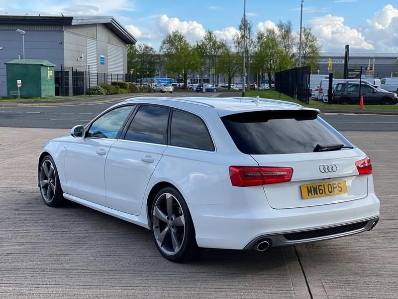Used Audi A6 S-Line 204 HP (150 kW) 2012 White Estate