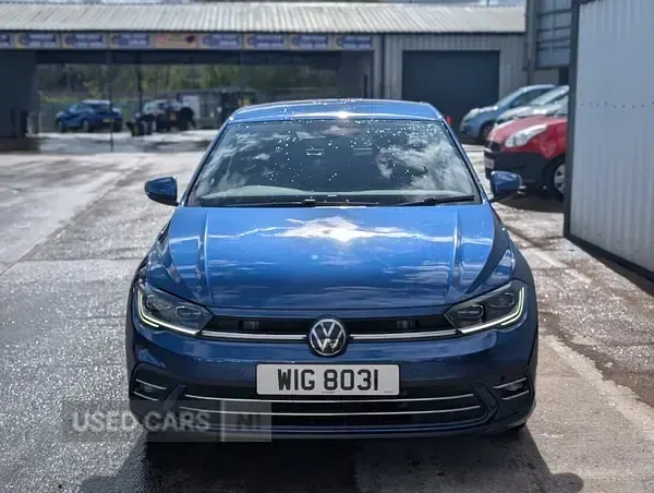Used VW Polo Style 95 HP (69 kW) 2022 Blue Hatchback