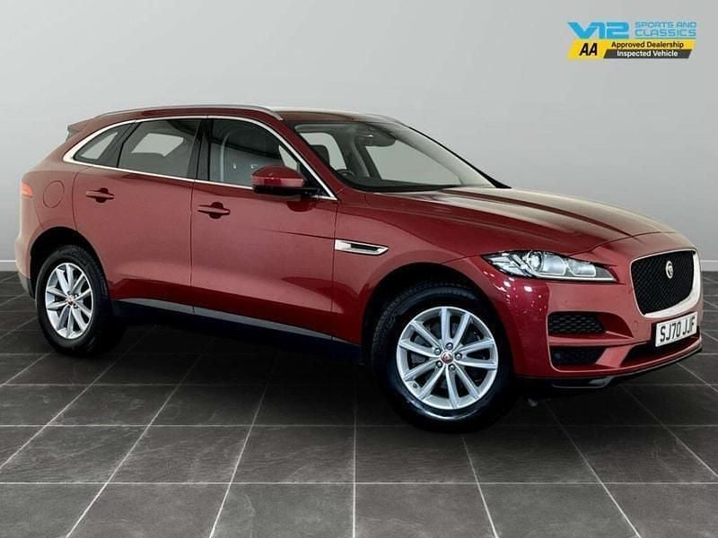 Red Used 2020 Jaguar F-Pace Prestige SUV | £19,995 (Good price) - Image 1/2