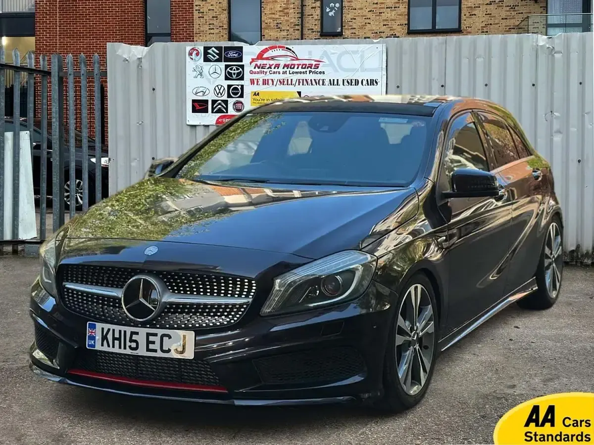 Used Mercedes A160 Executive 102 HP (75 kW) 2015 Purple Hatchback