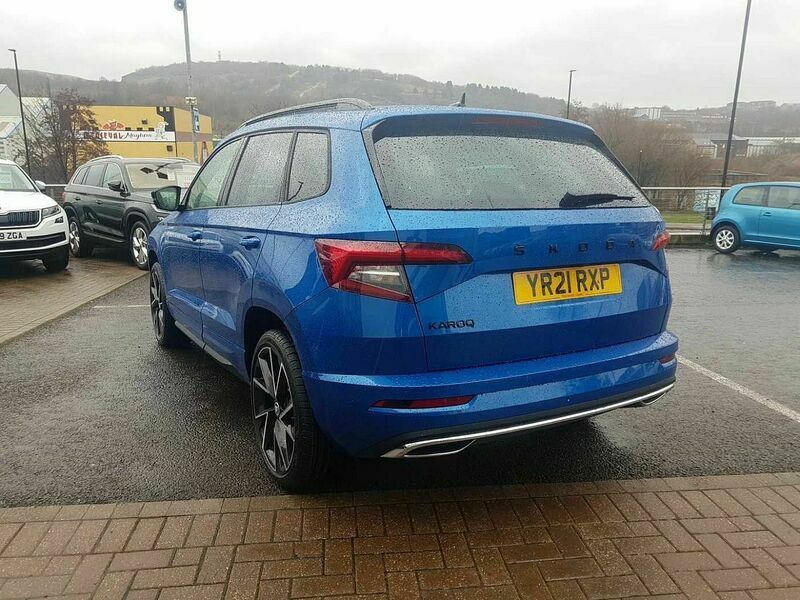 Used Skoda Karoq SportLine 148 HP (108 kW) 2021 Blue SUV
