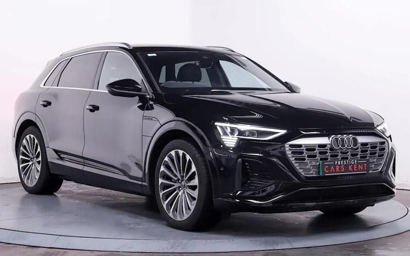 Black Used 2024 Audi Q8 e-tron S-Line SUV | £43,830 (Good price) - Image 1/4