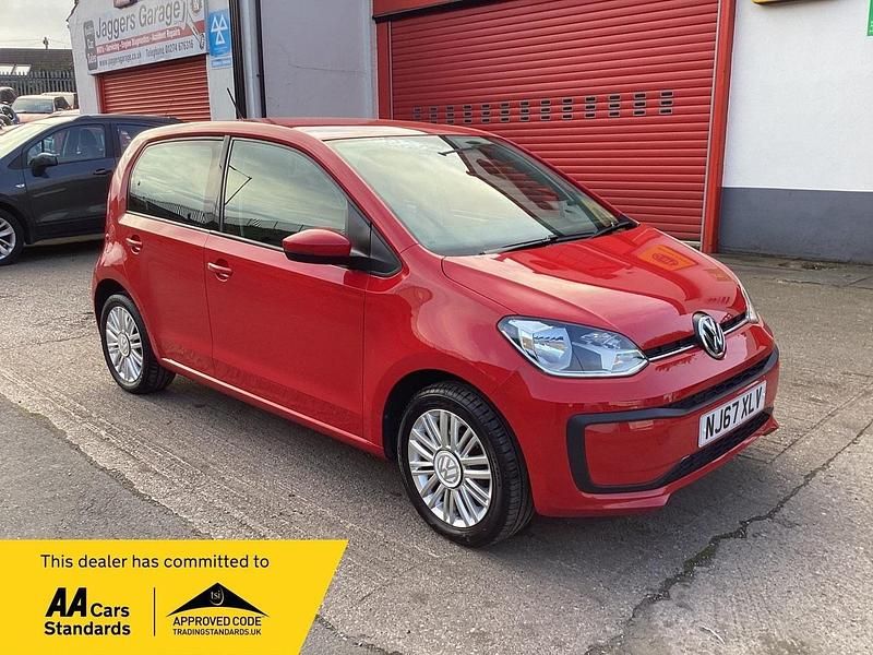 Red Used 2017 VW up! move up! Hatchback | £6,495 (Fair price) - Image 1/4