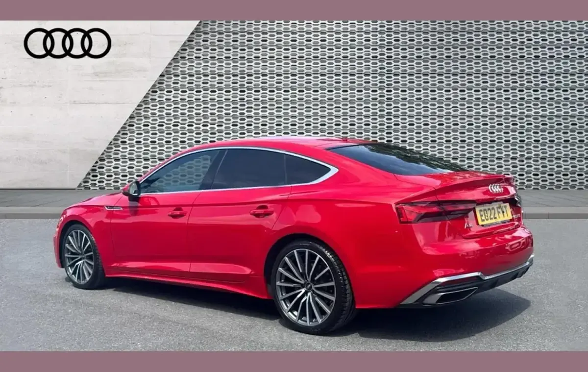 Used Audi A5 S-Line 147 HP (108 kW) 2022 Red Coupe