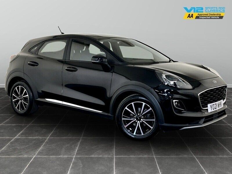 Black Used 2021 Ford Puma Titanium Hatchback | £12,295 (Super price) - Image 1/2
