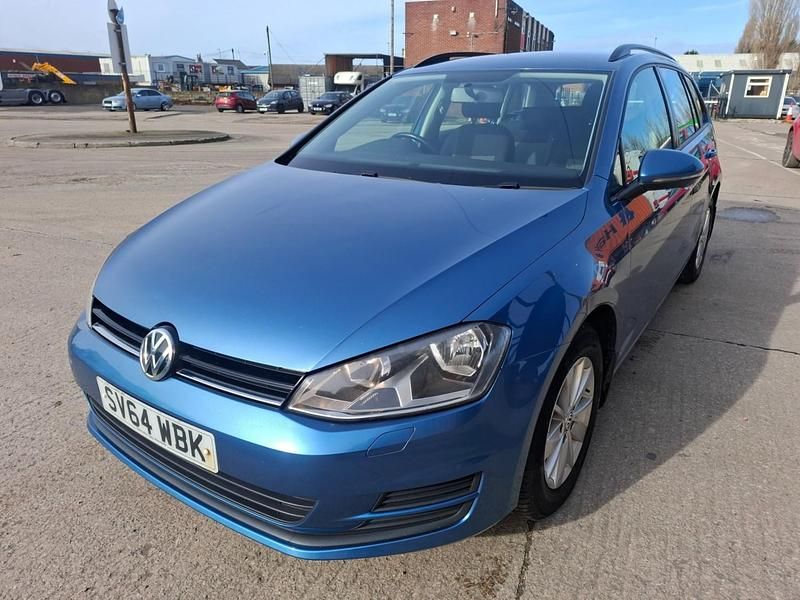 Used VW Golf VII S 105 HP (77 kW) 2014 Blue Estate