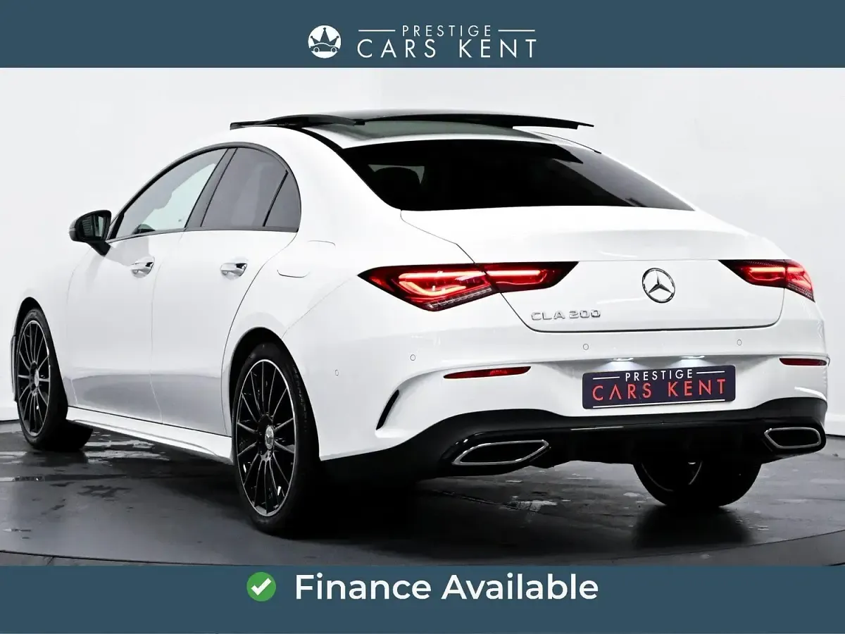 Used Mercedes CLA200 AMG Line Premium Plus 163 HP (119 kW) 2023 White Coupe