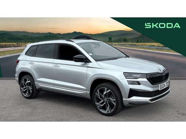 Silver Used 2024 Skoda Karoq SportLine SUV | £28,990 (Fair price) - Image 1/4