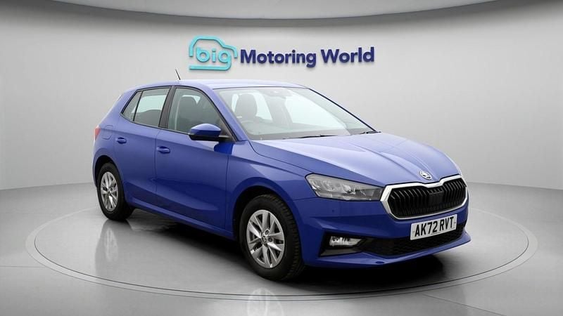 Used Skoda Fabia Comfort 109 HP (80 kW) 2022 Blue Hatchback