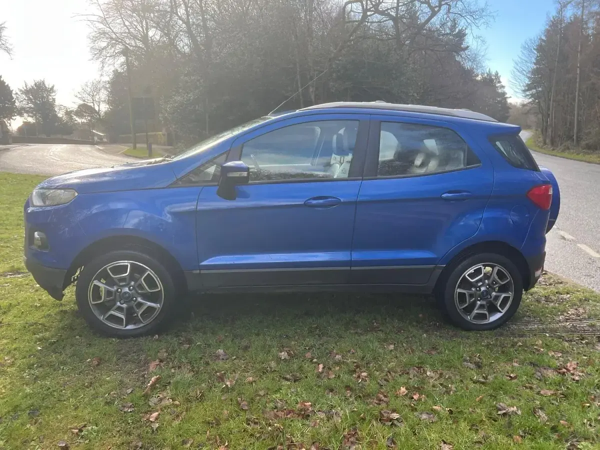 Used Ford Ecosport Titanium 125 HP (91 kW) 2015 Blue SUV