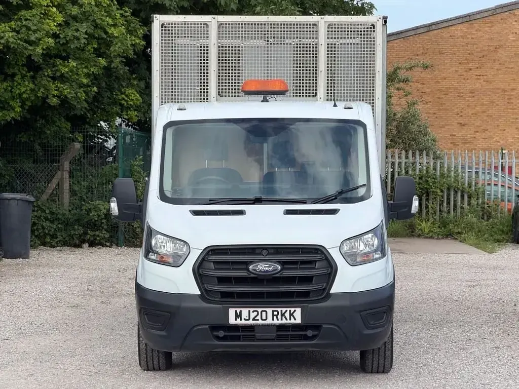 Used Ford Transit 130 HP (95 kW) 2020 White Cabriolet