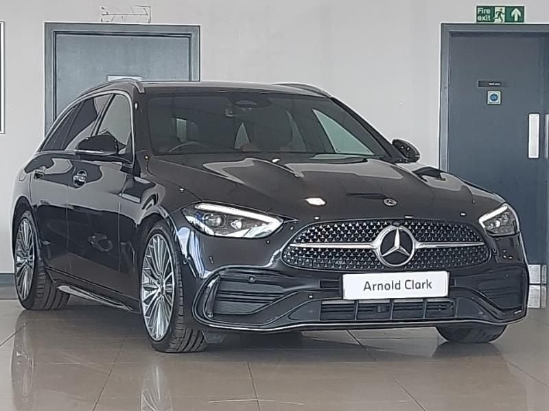 Grey Used 2024 Mercedes C300e AMG Line Premium Estate | £34,998 (Fair price) - Image 1/4