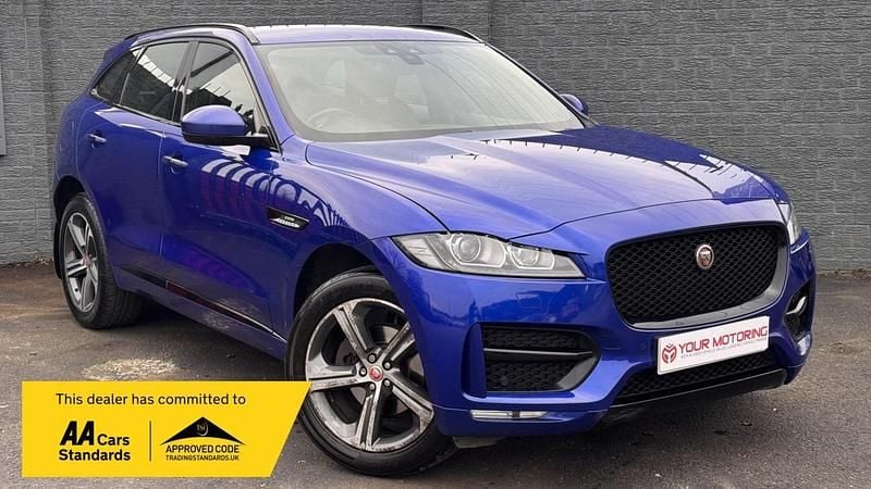 Used Jaguar F-Pace R-Sport 180 HP (132 kW) 2017 Blue SUV