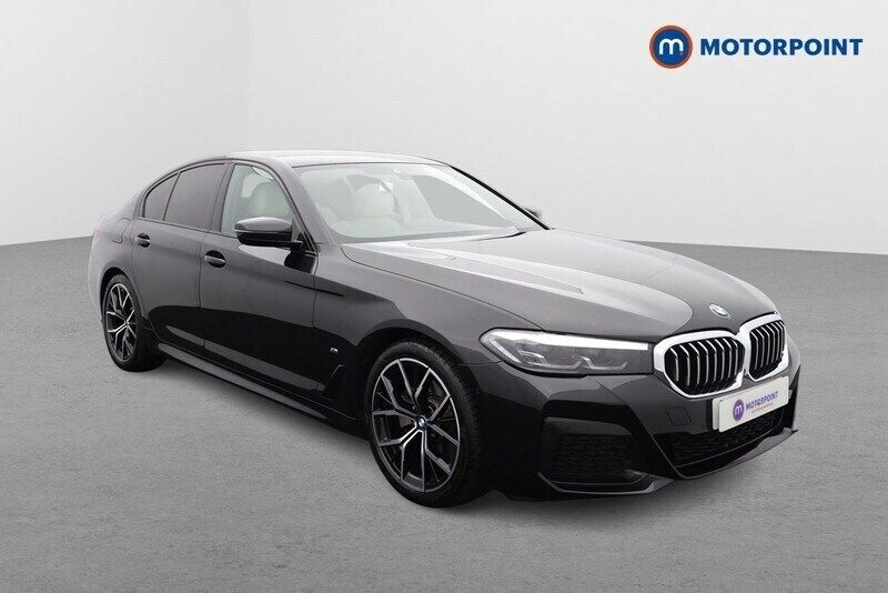 Black Used 2022 BMW 520 M Sport Sedan | £29,699 (Fair price) - Image 1/4
