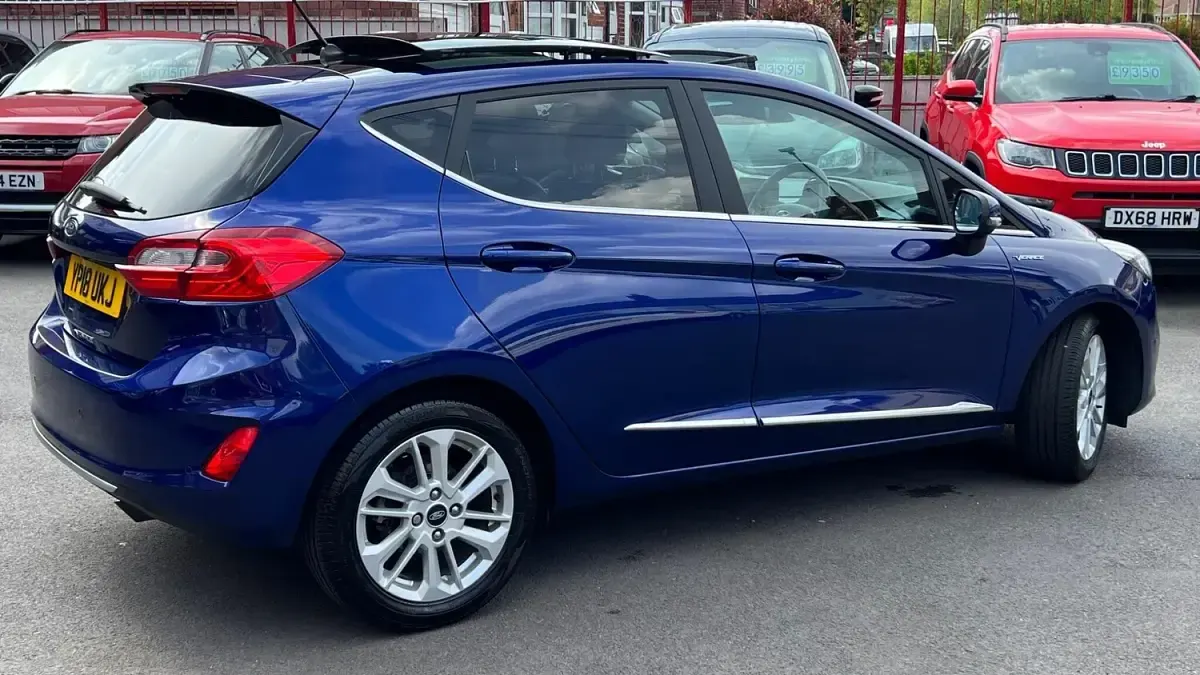 Used Ford Fiesta Vignale 140 HP (102 kW) 2018 Blue Hatchback