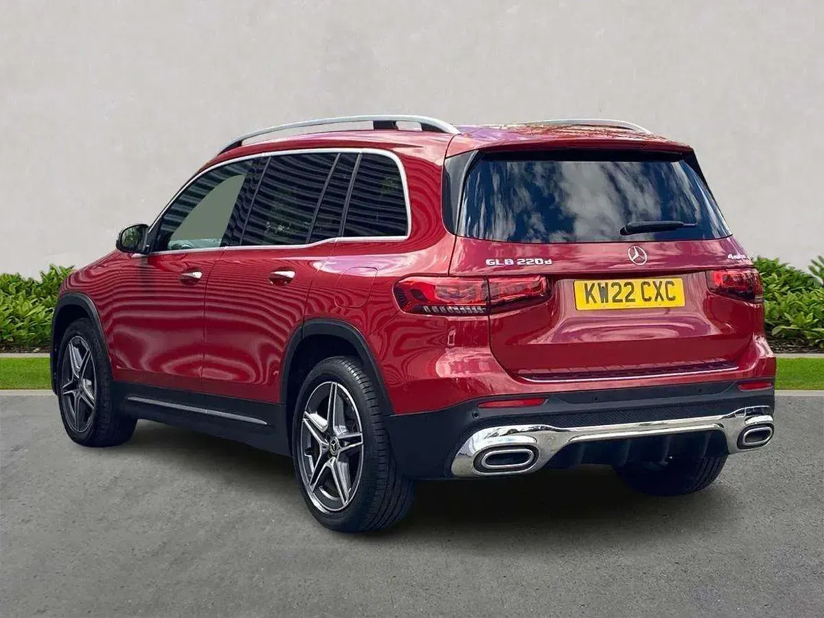 Used Mercedes GLB220 AMG line 2022 Red SUV