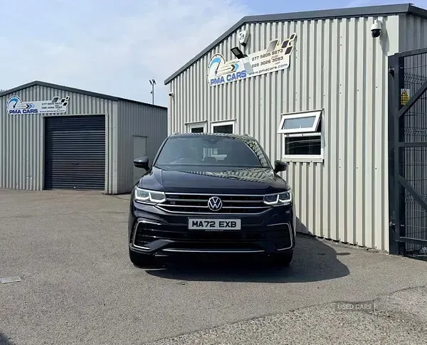 Used VW Tiguan Allspace R-line 150 HP (110 kW) 2022 Black SUV