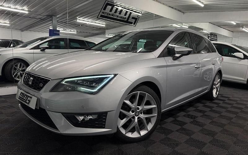 Begagnad Seat Leon FR 184 HK (135 kW) 2016 Silver Kombi
