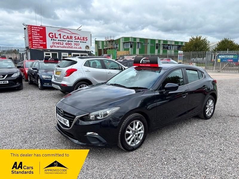 Black Used 2014 Mazda 3 | £6,210 (Fair price) - Image 1/4