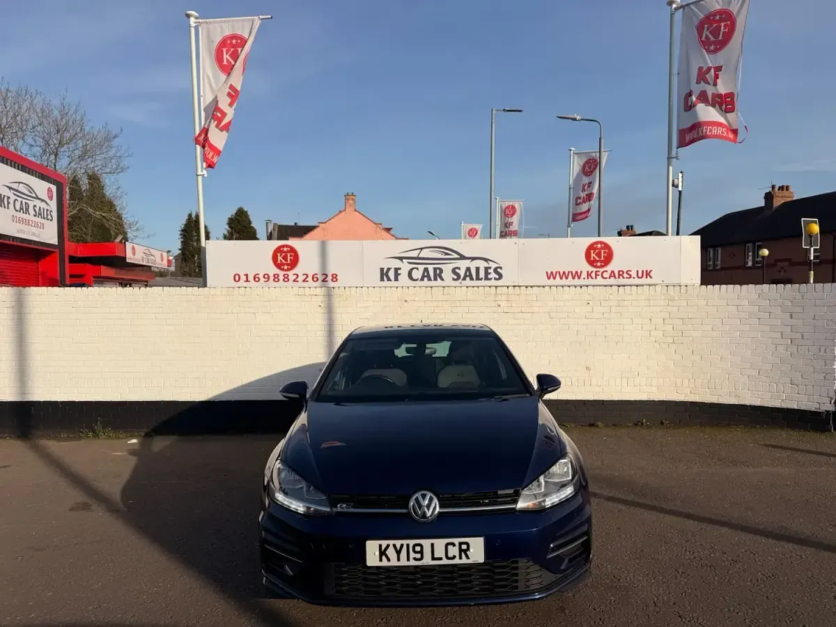 Used VW Golf VII R-line 150 HP (110 kW) 2019 Blue Hatchback