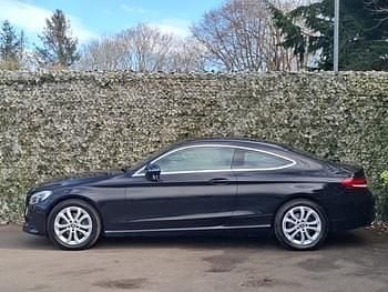 Used Mercedes C200 184 HP (135 kW) 2018 Black Coupe