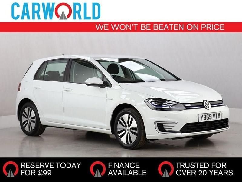 White Used 2020 VW e-Golf Hatchback | £11,402 (Fair price) - Image 1/3