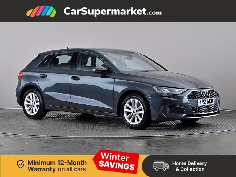 Grey Used 2021 Audi A3 Hatchback | £17,197 (Good price) - Image 1/3
