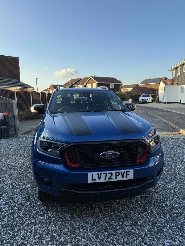 Blue Used 2022 Ford Ranger Wildtrack Pickup | £22,995 (Good price) - Image 1/4
